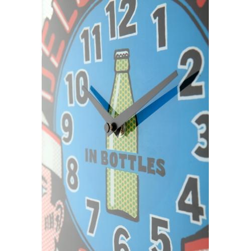 Nexttime Uhr 8167 Deluxe Dinner, 43x43cm, Wand, mehrfarbig
