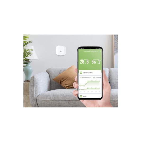 Woox r7048 intelligenter Feuchtigkeits-Temperatursensor, ZigBee, weiß