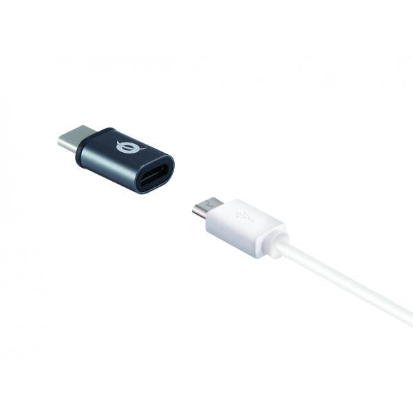 ConcepTronic Donn05G USB-C do mikro USB OTG Adapter 3-paket, USB 2.0 Type-C, moški ženski, BL