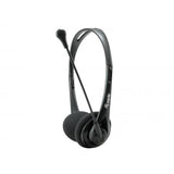 Equip 245302 Chat-Headset, 3,5 mm, Kopfbügel, Anrufe, Musik, binaural, drehbar, schwarz