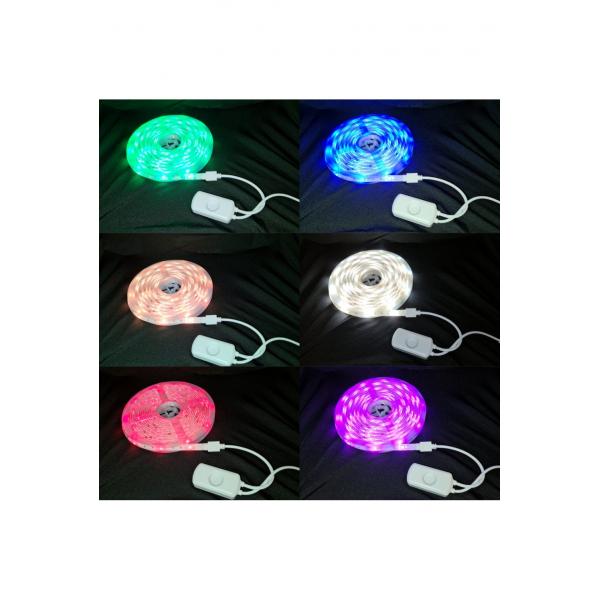 Woox r5093 smart led strip, 5m, 1000lm, full colour rgb + warm white 1000