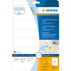 Herma - Etikett 4586 97x42,3 wetterfest transp Größe 120 Stk