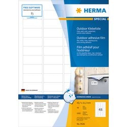 Herma 9536 gerade weiße 1920 Stück(e) selbstklebende Etiketten (9536)