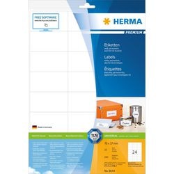 Herma 8644 Universaletikett 70x37mm weiß - 240 Etiketten