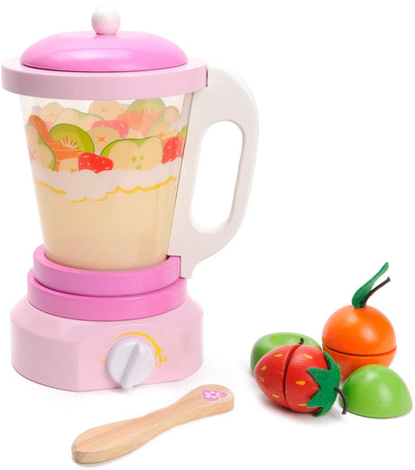 Mentari Holzspielzeugmixer – Spielküchen-Smoothie-Set.