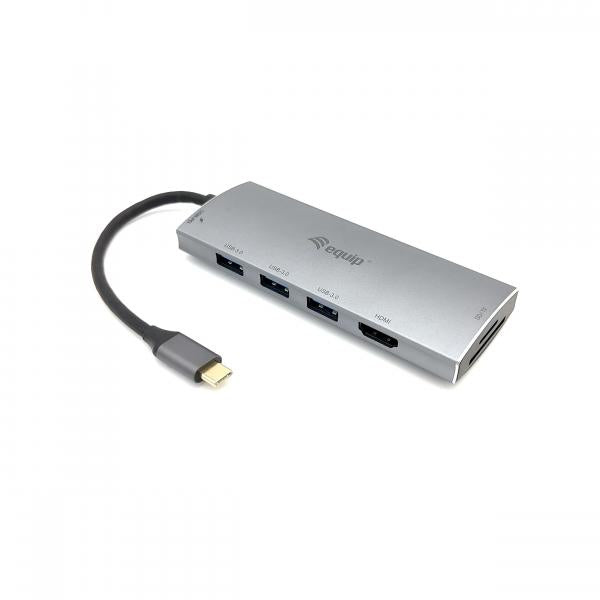 Equip 133482 USB-C 7-in-1-Multifunktionsadapter