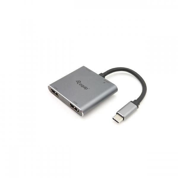 Equip equip 133484 usb-c 4 in 1 dual hdmi adapter