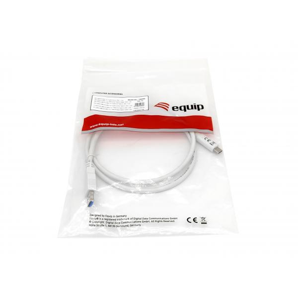 Wyposaż 128363 USB 3,2 Gen 1 Typ Cord na kabel, USB 3,2 Gen 1, 5000 Mbit S, M M, 1 M, Biały