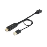 Equip equip 119039 hdmi to displayport adapter, 0.15 m, hdmi type a (standard) displayport, male, straight