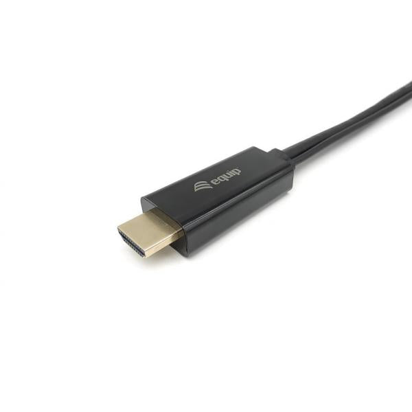 Equip 119039 HDMI-auf-DisplayPort-Adapter, 0,15 m, HDMI Typ A (Standard) DisplayPort, Stecker, gerade