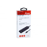 Equip equip 128957 7-port usb 2.0 hub, usb 2.0, usb 2.0, 480 mbit s, black