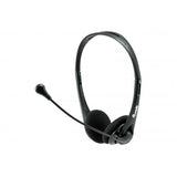 Equip 245305 USB-Headset, Headset, Kopfband, Büro-Callcenter, schwarz, binaural, Inline-Steuerung u