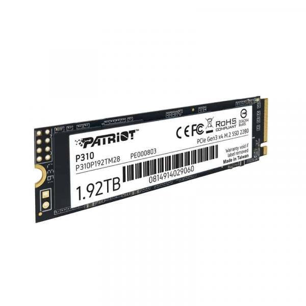 Patriot p310p192tm28p310 p310 SSD, 1920 GB, m.2 2280, Einzelhandel, 2100 1800 MB/s, 280.000 250.000 Iops
