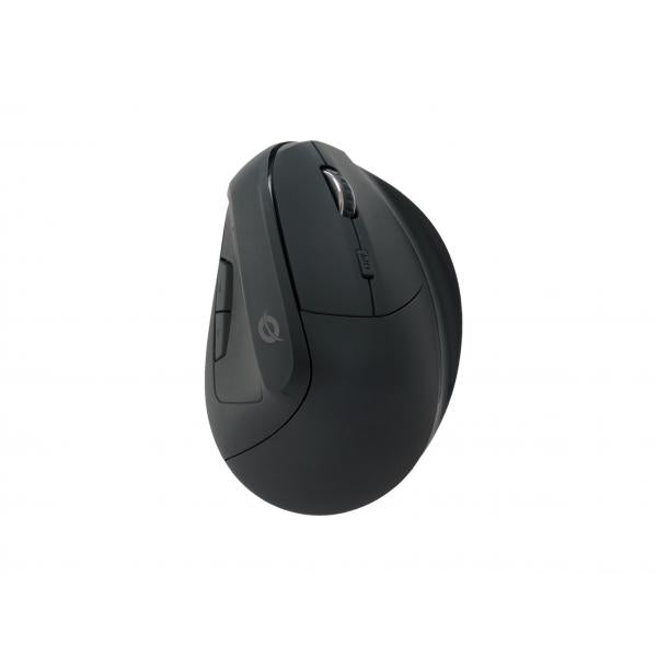 Concepttronic Lorcan03b Lorcan Ergo 6 Button Ergonomic Bluetooth Mouse, Bluetooth, Optical, 1600 DPI