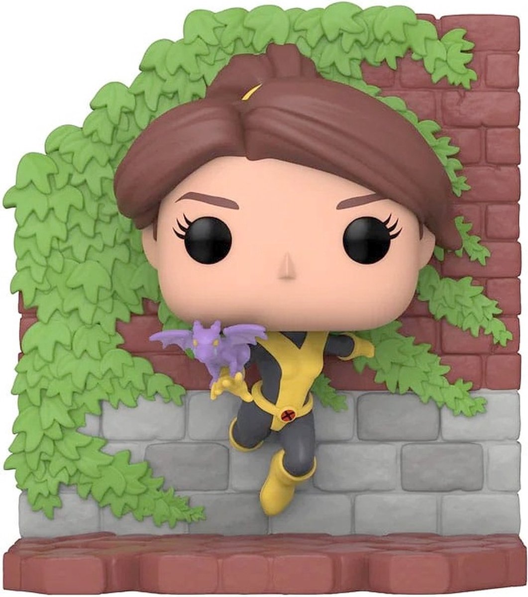Marvel funko the xmen - pop! deluxe x-men: kitty pryde with lockheed 9 cm verzamelfiguur - multicolours