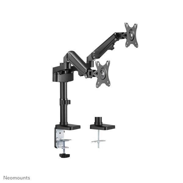 Neomounts Neomounts ds70-750bl2desk mount polare, gusto di morsetto, duall-mount, 17 27 pollici