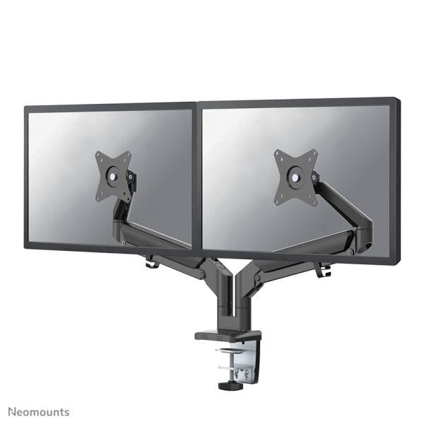 Neomounts Neomounts DS70-810BL2 Desk Mount Ultra Flat, Clamp Grommet, dvojni most, 17 32 palcev