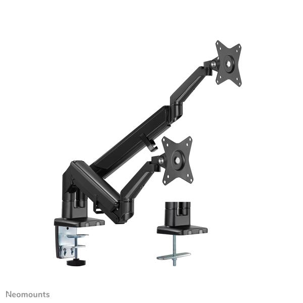 Neomounts Neomounts DS70-810BL2 Desk Mount Ultra Flat, Clamp Grommet, dvojni most, 17 32 palcev