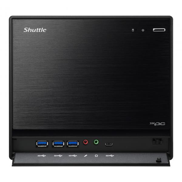 Shuttle SW580R8 Schwarzer XPC Cube PC Barebone, LGA1200, Intel, 4x DDR4, Dimm, M.2, 500W 80+ Gold