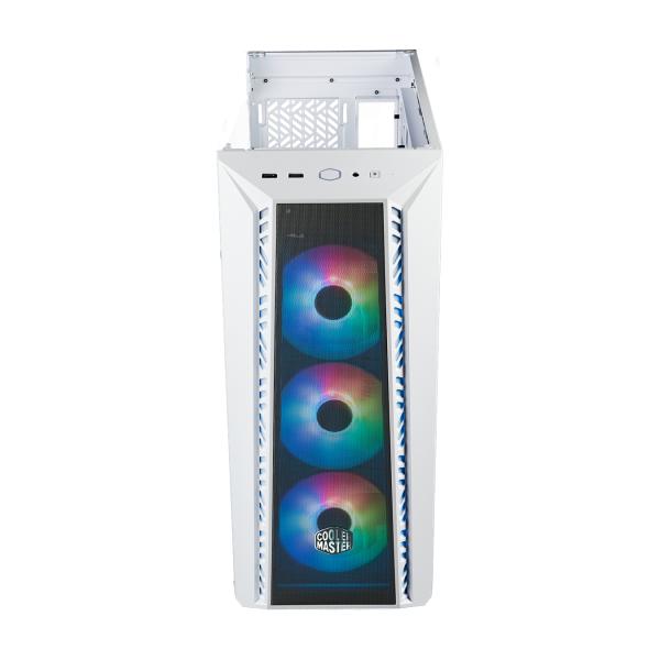 Cooler Master MB520-WGNN-S00 Masterbox 520 Mesh weiß, ATX, Midi, durchgehendes transparentes Fenster