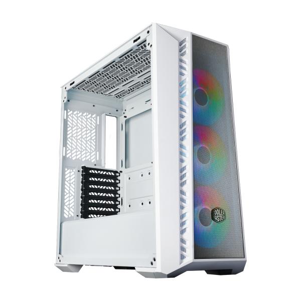 Cooler Master MB520-WGNN-S00 Masterbox 520 Mesh White, ATX, MIDI, Przezroczyste okno od krawędzi do krawędzi