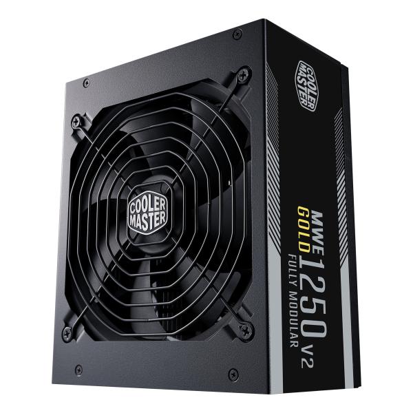 Cooler Master MPE-C501-AFCAG-EU MWE Gold V2, ATX, 1250 W, RTX-fähig, modular, 140 mm, schwarz