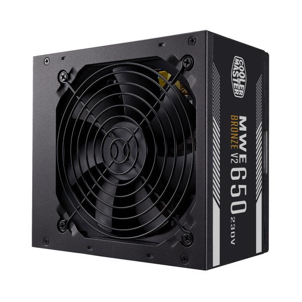 Chladič Master MPE-6501-AABW-BEU MWE 650 Bronze V2, ATX, 650 W, DC-DC + LLC, 88%, 120 mm, černá