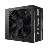 Cooler Master MPE-6501-AABW-BeU MWE 650 Bronze V2, ATX, 650 W, DC-to-DC + LLC, 88%, 120mm, Black