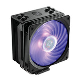 Cooler Master RR-212S-20PC-R2 Hyper 212RGB Black Edition mit LGA1700, 120 mm, 650–2000 U/min, 4 Heatpipes
