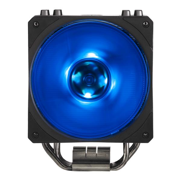 Cooler Master RR-212S-20PC-R2 Hyper 212RGB Black Edition mit LGA1700, 120 mm, 650–2000 U/min, 4 Heatpipes
