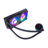 Cooler Master MLY-D24M-A23PZ-R1 PL240 Flux, 240-mm-Kühler, 120 mm x2, 0–2300 U/min ± 10 %, RGB-LED