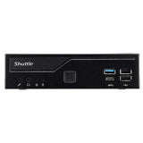 Shuttle DH610 XPC Slim PC Barebone, LGA1700, Intel H610, 2x DDR4 (Max.64 GB) 1x2.5 Bay, M.2, HDMI,