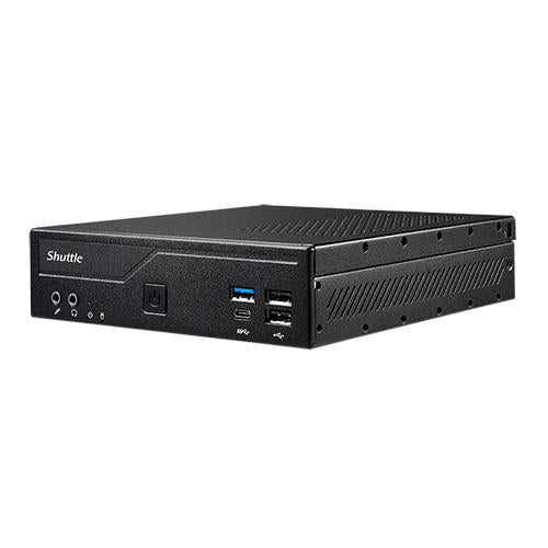 Shuttle DH610 XPC Slim PC Barebone, LGA1700, Intel H610, 2x DDR4 (Max.64 GB) 1x2.5 Bay, M.2, HDMI,