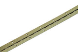 1013335 - 1 piano scharnier vermessingd l 174 cm x 32 mm | 10 stuks