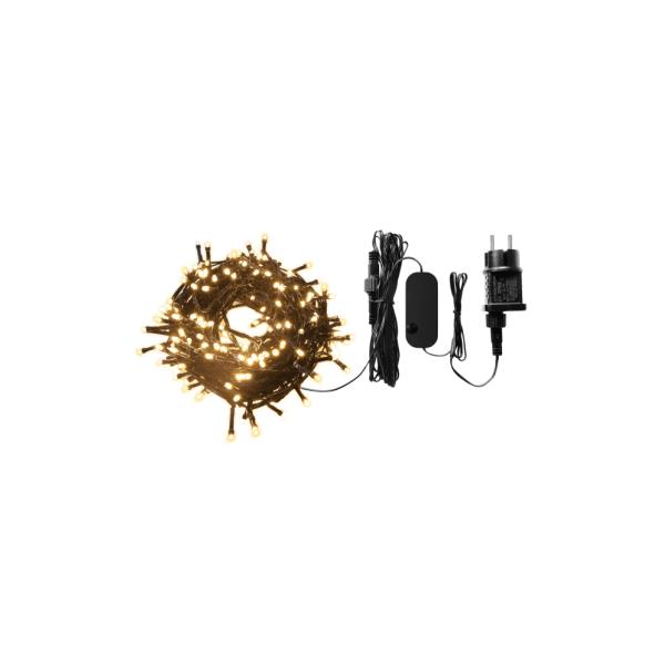 Woox R5168 intelligente Weihnachtsbeleuchtung WLAN 20 Meter, 200 LEDs, 230 Lumen, warmweiß mit Dimmung und Ton