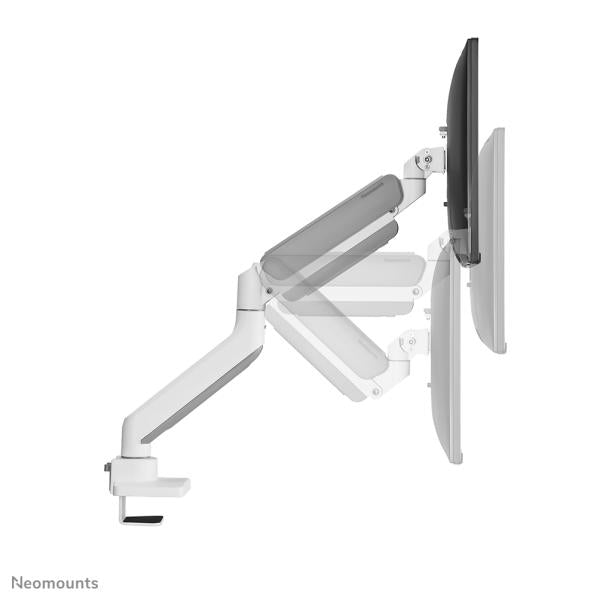 Neomounts ds70–450wh1 voll bewegliche Tischhalterung, 17–42 Zoll, Topfix-Klemmtülle