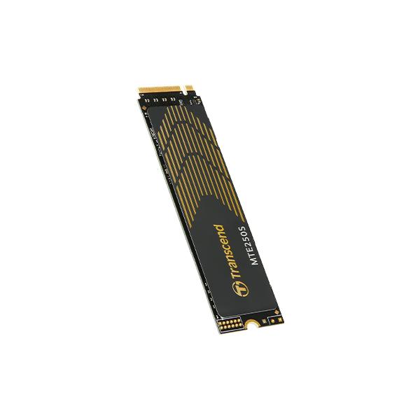 Transcend transcend ts1tmte250s mte 250s, 1 tb, m.2 2280, pcie gen4x4, nvme, 3d tlc w dram, heatsink