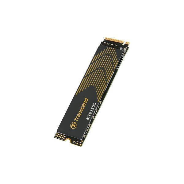 Transcend transcend ts2tmte250s mte 250s, 2 tb, m.2 2280, pcie gen4x4, nvme, 3d tlc, w dram, heatsink