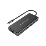 Concepttronic Donn15G Station d'accueil 12-en-1, USB 3.2 Gen 1, Type-C, 100 W, HDMI, VGA, (Micro) SD