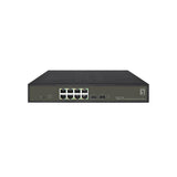 Levelone Ges-2110P Hilbert 10-Port-Gigabit-PoE-Smart-Lite-Managed-L2-Switch, 8x PoE-Ausgänge, 2x SFP