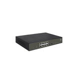 Levelone Ges-2110P Hilbert 10-Port-Gigabit-PoE-Smart-Lite-Managed-L2-Switch, 8x PoE-Ausgänge, 2x SFP