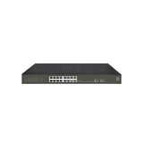 Levelone ges-2118p Hilbert 18-Port-Gigabit-PoE-Smart-Lite-Managed-L2-Switch, 16x PoE, 230W, 2x SFP