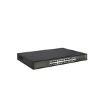 Levelone ges-2128p Hilbert 28-Port-Gigabit-PoE-Smart-Lite-Managed-Switch, 24x PoE, 380W, 4x SFP RJ45