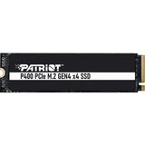 Patriot patriot p400lp1kgm28hp400 p400 ssd, 1 tb, m.2 2280, pcie gen4 x4, 5000 mb s, 620k iops, hs