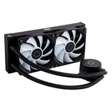 Cooler master cooler mlw-d24m-a18pz-r1 masterliquid 240l core argb, 4-pin, 2x 120mm argb, 27.2 dba (max)