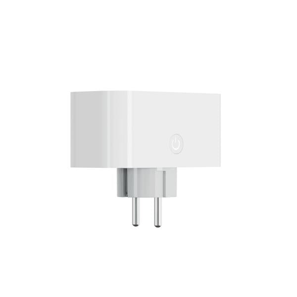 Woox R6153 intelligenter Doppelstecker mit Energiezähler und Erdungsanschluss