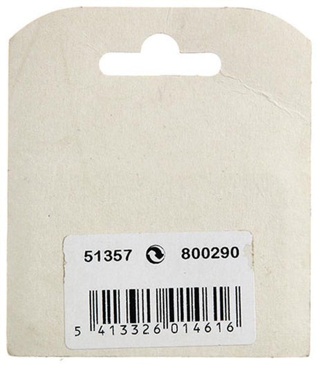 Mack 1015842 - 20 plankdragers kunststof bruin ø 7 mm | 5 stuks