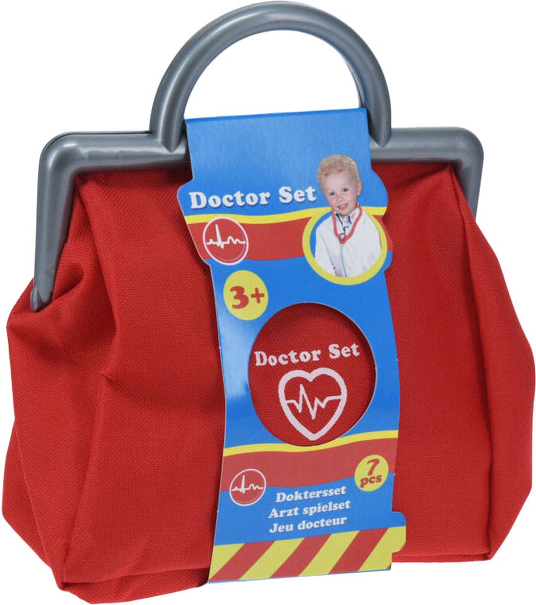 Arztspielset mit Tasche, 7-teilig.