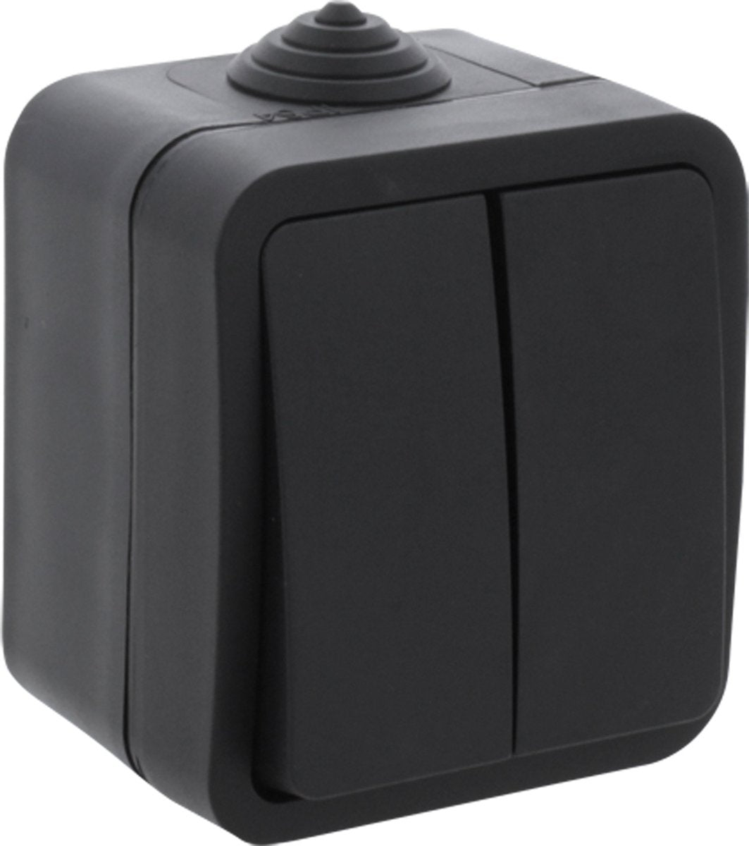 Q-Link-Aufputzschalter - Serie - Schwarz