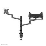 Neomounts DS20-425BL2 Monitor-Tischhalterung, 17–27, 8 kg, 360°, schwarz